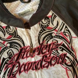 Womens L large HARLEY DAVIDSON REFLECTIVE Riding Gear Jacket GORGEOUS!